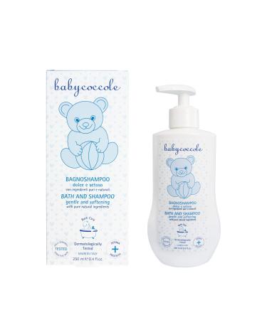 BABY COCCOLE Babycoccole BAIN SHAMPOOOOO SOFT AND SOIX for bathing babies and children. With lotus flower extract and natural ingredients for sensitive skin. 250 ml