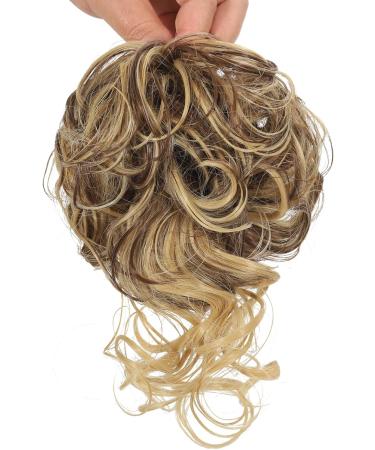 Claw Messy Bun Hairpiece Clip | Wavy Curly Chignon Updo | Synthetic Ponytail for Women & Girls - Buy Online on GoSupps.com
