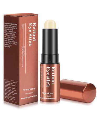 Retinol Eye Stick  (0.24Oz) Retinol Eye Cream for Puffiness and Bags Under Eyes  Under Eye Cream Anti Aging  Results in 3-4 Weeks Reduces of Dark Circles Under Eye Treatment and Puffiness & Fine Lines