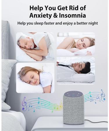 Jack & Rose White Noise Machine for Adults - Travel Sound Machine with Backlight & Fabric Design - Buy Online on GoSupps.com