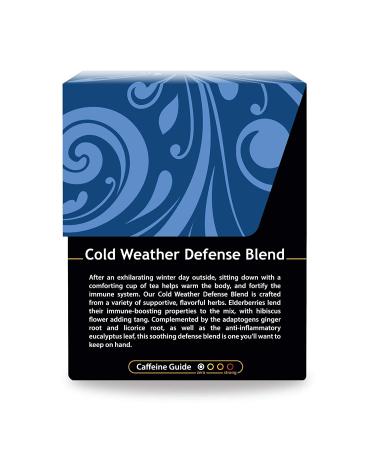 Buddha Teas Organic Cold Weather Defense Blend - USDA Organic, OU Kosher, 18 Bleach-Free Bags - Buy Online on GoSupps.com