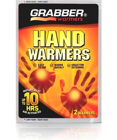 Grabber Hand Warmers - Long Lasting Air Activated Warmers - 7 Hours of Heat - 10 Pairs - Buy Online on GoSupps.com