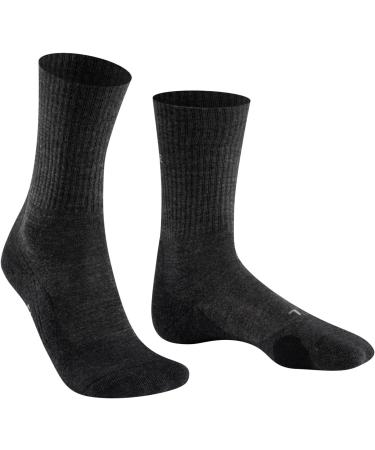 Falcon Men Tk2 Explore Wool Silk Hiking Socks - Extra Soft Warm Trekking Socks (Gray Size 42-43) - Buy Online on GoSupps.com