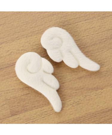 FRCOLOR 9 Pairs side hair clip wings hair pins Plush Wings Hairpins hair Tie clip Demon Wings Hairpins angel Wings Hair Clips for Halloween christmas hair pins girl bride white accessories - Buy Online on GoSupps.com