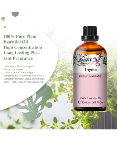 PHATOIL Thyme Essential Oil 30ML - Premium Grade Pure Oil for Aromatherapy Diffusers, Humidifiers, and Candle Making - Buy Online on GoSupps.com