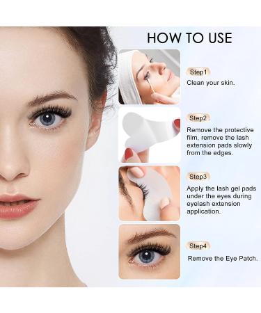 QUEWEL 100 Pairs Eyelash Extension Under Eye Pads with Aloe Vera | Hydrogel Eye Patch for Lash Extensions, Lint Free | Salon Quality, Stick Well | Fits Most Eye Shapes - Buy Online on GoSupps.com