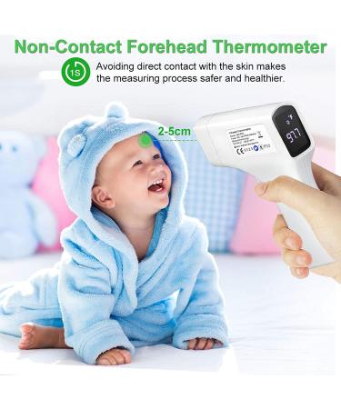 Infrared Non-Contact Forehead Thermometer - Instant Accurate Readings, Fever Alarm & Memory for All Ages - Buy Online on GoSupps.com