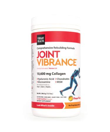 Vibrant Health, Joint Vibrance, Comprehensive Joint and Cartilage Support, Orange Pineapple, 21 Servings (FFP) 1 Frustration-Free Packaging