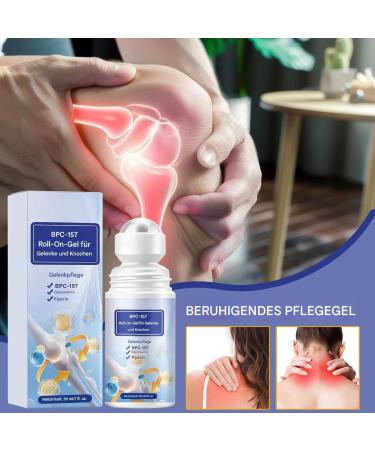 Roll-On Gel de soin des articulations - Soulagement apaisant et rapide - Soulage les muscles et les articulations - Pour genoux bas du dos cou mains pieds et corps entier - Buy Online on GoSupps.com