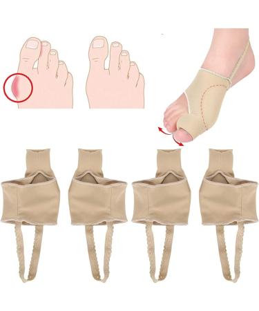 Valgus Corrector Toe Separator 2 Pairs - Big Toe Sleeve Foot Care Tool (L) - Buy Online on GoSupps.com