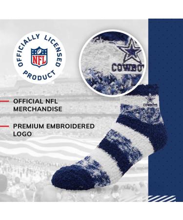 NFL Dallas Cowboys Women's Cozy Soft Sleep Socks - Navy | One Size - Buy Online on GoSupps.com