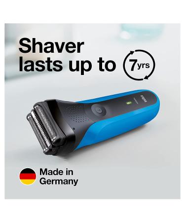 Braun Series 3 310s Electric Foil Shaver for Men | Rechargeable Wet & Dry Shaver - Buy Online on GoSupps.com