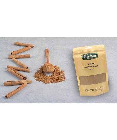 Organic Ceylon Cinnamon Powder 1kg - Pure, Non-GMO, Vegan - for Baking, Cooking & Beverages - Thames Organi - Buy Online on GoSupps.com