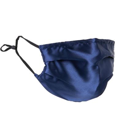 HABAC STUDIO Pack of 5 Satin Silk Face Masks Reusable Cover Bandana Balaclavas Face Masks Washable UK Black Face Mask with Nose Wire Pleated Face Mask for Women Men Adjustable. Darks - Buy Online on GoSupps.com