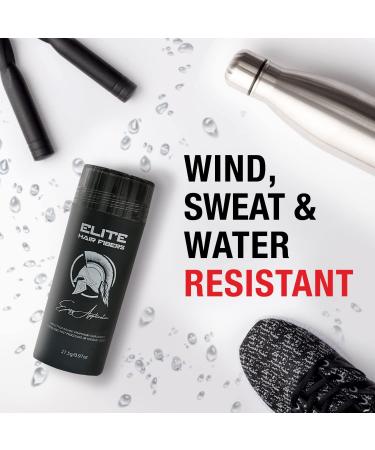 Elite Hair Fibers - All Natural Hair Density Boost for Men & Women - 27.5g (Dark Brown) - Buy Online on GoSupps.com