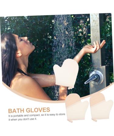 STOBAZA 4 Pcs Exfoliating Bath Gloves - Body Scrubber & Massage Shower Mitts for Ultimate Spa Experience - Buy Online on GoSupps.com