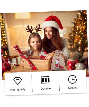 Gogogmee Holiday Bags 12pcs Christmas Drawstring Bag Christmas Cloth Bags Lovely Bags Convenient Bags Miss Portable - Buy Online on GoSupps.com