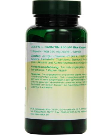 Buy Bios Acetyl-L-Carnitine 250 mg - 100 Capsules | Best International Shipping on Premium Supplements - Buy Online on GoSupps.com