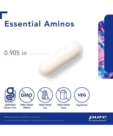 Pure Encapsulations Essential Aminos 180 Capsules - Brain and Muscle Recovery Supplement - Buy Online on GoSupps.com