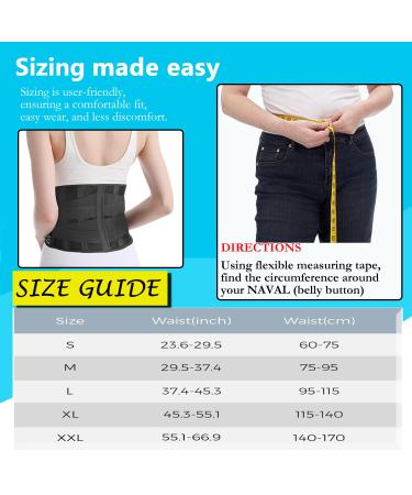 Back Brace for Lower Back Pain Relief | Sciatica Herniated Disc & Scoliosis - Breathable Support Belt for Men & Women (Large - Buy Online on GoSupps.com