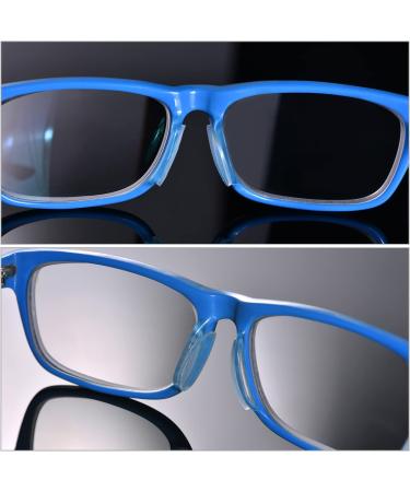 18 Pairs Anti-Slip Silicone Nose Pads for Eyeglasses and Sunglasses - Transparent/Black 1mm - Buy Online on GoSupps.com