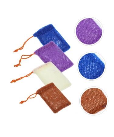 FRCOLOR 16 pcs Soap Bag Foaming Net - Dual Foam African Washcloth & Skin Scrubber for Face Cleansing & Soap Drying | Nylon Bath Towel & Shower Essential - Buy Online on GoSupps.com