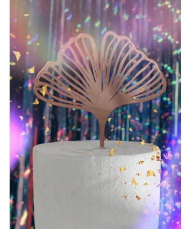 Rose Gold Cake Topper - Buy Online on GoSupps.com