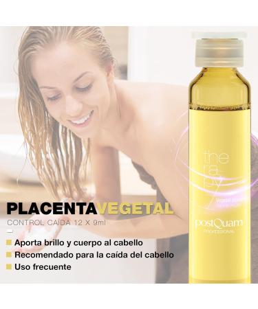 Postquam Vegetable Placenta Hair Ampoule Pack - 24 x 9ml | Stimulates Blood Circulation & Prevents Hair Loss - Buy Online on GoSupps.com