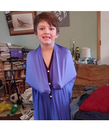 Buy Sensory Body Sock for Autism | Stretchy Deep Pressure Cocoon for Kids & Adults - Sky Blue - Buy Online on GoSupps.com