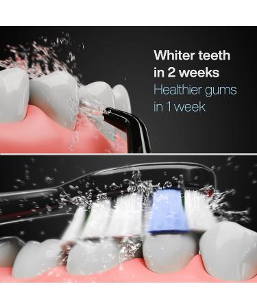 AquaSonic Home Dental Center PRO: Ultrasonic Electric Toothbrush & Water Flosser for Whiter Teeth & Healthier Gums - Black Series Pro - Buy Online on GoSupps.com