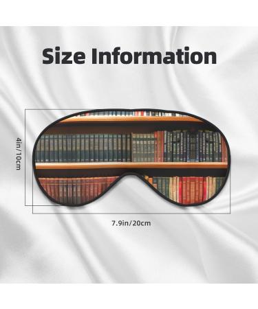 Library Bookshelf Soft Sleep Eye Mask Female Breathable Eye Patch Perfect for Travel and Relaxation - Buy Online on GoSupps.com