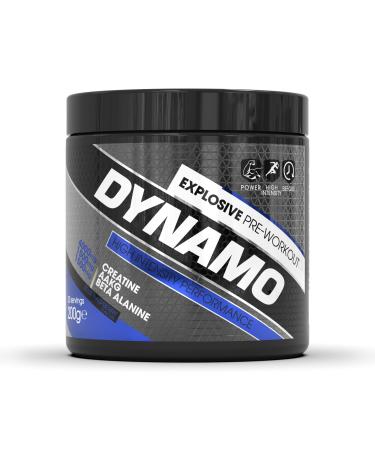 Protein Dynamix Dynamo Pre Workout Formula Blue Raspberry Flavour