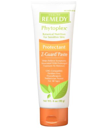 Medline Remedy Phytoplex Z-Guard Skin Protectant Paste, 4 Ounce