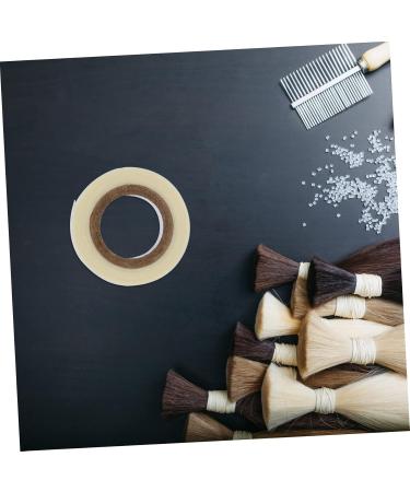 MAGICLULU 1 Roll Wig Film Lace Hair Tape Hair Extensions Tape Clear Hair Ties Crystals and Gemstones Hair Ties for Womens Hair Womens Wigs Glue Real Hair Women's White Double Sided Tape 5x5cm White - Buy Online on GoSupps.com