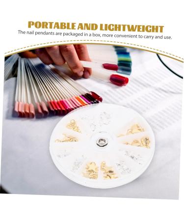 DOITOOL 7 Sets Nail Pendant Nail Kits Piercing Kit Nail Accessories Nail Art Tool Dangle Nail Charms Black Horns Headband Nail Piercing Tool Nail Piercing Pendant Kit Nail Dangle Charms - Buy Online on GoSupps.com