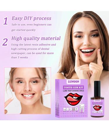 Complete Tooth Jewelry Gem Kit | Tooth Gem Set with Adhesive & Star Edelstones | Create Stunning Tooth Accessories - Buy Online on GoSupps.com