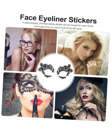 MERRYHAPY 5 Pairs Lace Eye Stickers | Eyeliner Decals & Makeup Stickers for Stunning Eyes | International Shipping Available - Buy Online on GoSupps.com