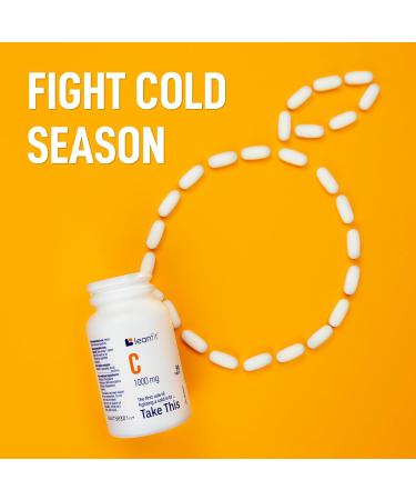 LEANFIT Vitamin C 1000mg 90 Tablets - To Fight a Cold Take This - Supports Immune Health & Provides Antioxidant Protection - Vegan Sugar-Free Non-GMO Gluten-Free - Buy Online on GoSupps.com