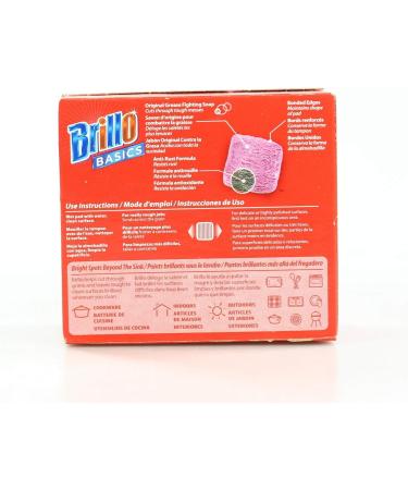 Brillo Basics Steel Wool Scrub Pads - 8 ct. Box - Buy Online on GoSupps.com