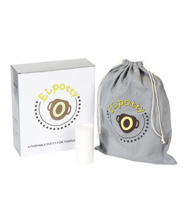 2-in-1 Travel Potty Seat with Compartment Pockets - Sturdy, Lightweight, and Realistic White Seat for Babies, Toddlers, and Kids - Buy Online on GoSupps.com
