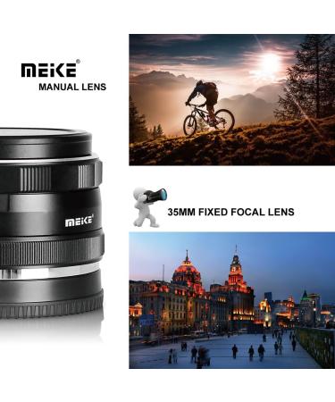 Meike 35mm F1.7 Manual Focus Prime Lens for Micro 4/3 MFT | Olympus & Panasonic Compatible Mirrorless Cameras - Buy Online on GoSupps.com