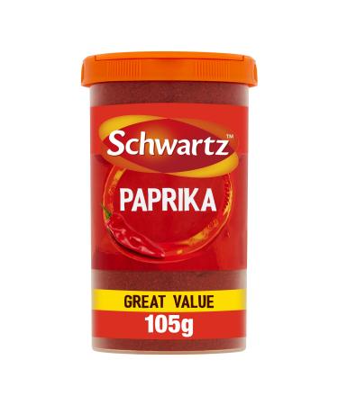 Schwartz Paprika Drum 105 G | Sweet Rich and Earthy Flavour | Flavourful Aromatic Taste and Vibrant Colour | Versatile Spice Enhances Any Meal | Perfect for Adding to Potatoes Eggs or Beans