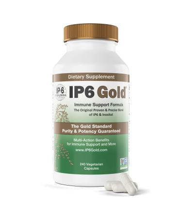 IP-6 International IP6 Gold Immune Support Formula 240 Vegetarian Capsules