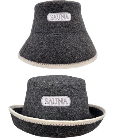 Prinzeps Sauna Hat for Men - 100% Felt Sauna Caps | Perfect Sauna Gifts & Headgear - Buy Online on GoSupps.com