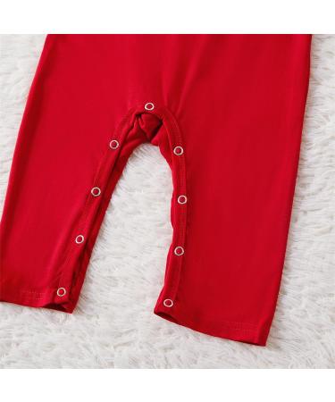 PatPat Family Matching Christmas Pajamas Set - Red Tree Snowflake Print Sleepwear for Baby 6-9 Months - Buy Online on GoSupps.com