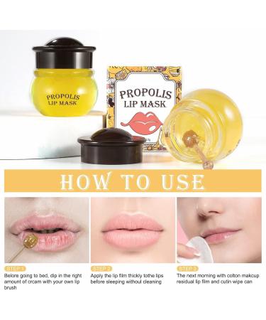 Sonew 10g Lip Sleeping Mask Dead Skin Remover Overnight Lip Mask for Lighten Dark Lip Color and Reduce Lip Lines Honey Lip Balm for Peeling Lips - Buy Online on GoSupps.com