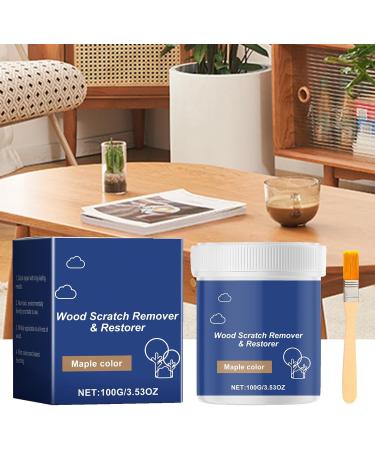 Wood Furniture Polish Repair Agent - Scratch Removal Polish Restorer Paste | Safe and Harmless Scratch Removal Repair Agent for and Repairing Scratches Cracks and Depressions Apricot - Buy Online on GoSupps.com