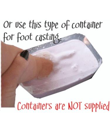 BabyRice Baby Casting Kit - 12x9 Shadow Box Display Frame, Silver Paint - Hand & Foot Casts (White/White) - Buy Online on GoSupps.com