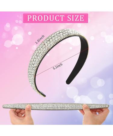Waydress Rhinestone Headband Set - 4 Pieces Crystal Sparkly Hair Accessories in Stylish Colors - Buy Online on GoSupps.com
