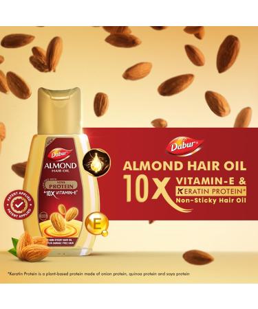 Dabur Almond Hair Oil 500ml - Nourishing & Strengthening for Healthy Hair | Buy Online Worldwide - Buy Online on GoSupps.com